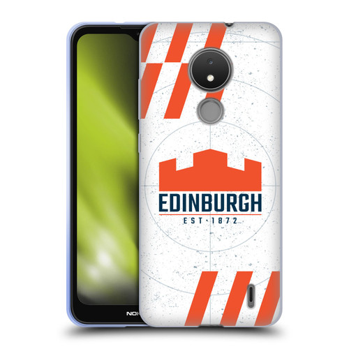 Edinburgh Rugby Logo Art White Soft Gel Case for Nokia C21