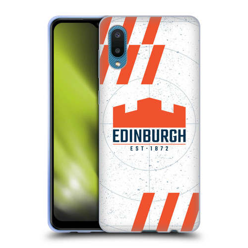 Edinburgh Rugby Logo Art White Soft Gel Case for Samsung Galaxy A02/M02 (2021)