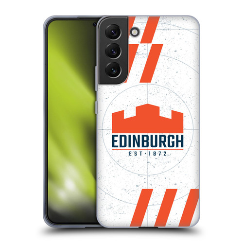 Edinburgh Rugby Logo Art White Soft Gel Case for Samsung Galaxy S22+ 5G