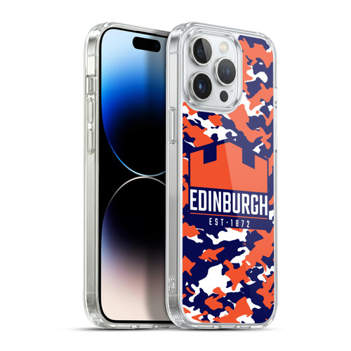 Edinburgh Rugby Logo 2 Camouflage Soft Gel Case for Apple iPhone 13 Pro Max & MagSafe