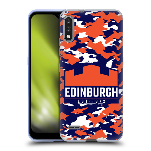 Edinburgh Rugby Logo 2 Camouflage Soft Gel Case for LG K22