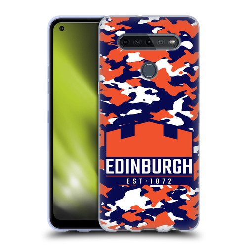 Edinburgh Rugby Logo 2 Camouflage Soft Gel Case for LG K51S