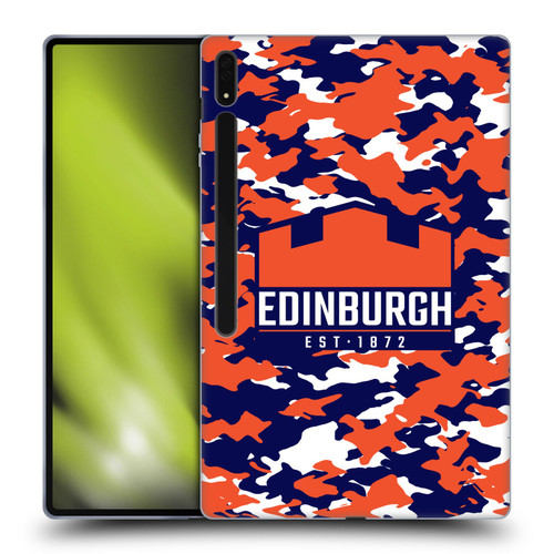 Edinburgh Rugby Logo 2 Camouflage Soft Gel Case for Samsung Galaxy Tab S8 Ultra