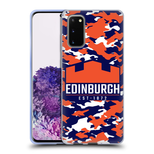 Edinburgh Rugby Logo 2 Camouflage Soft Gel Case for Samsung Galaxy S20 / S20 5G