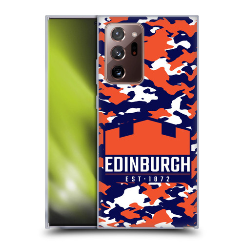 Edinburgh Rugby Logo 2 Camouflage Soft Gel Case for Samsung Galaxy Note20 Ultra / 5G