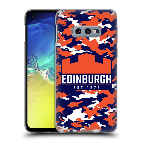 Edinburgh Rugby Logo 2 Camouflage Soft Gel Case for Samsung Galaxy S10e
