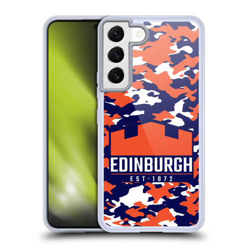 Edinburgh Rugby Logo 2 Camouflage Soft Gel Case for Samsung Galaxy S22 5G