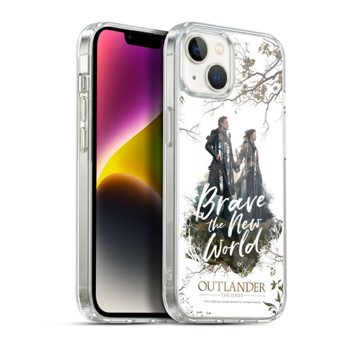 Outlander Composed Graphics Brave The New World Soft Gel Case for Apple iPhone 14 Plus & MagSafe