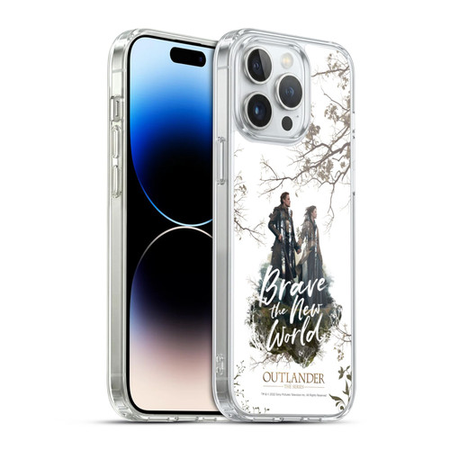 Outlander Composed Graphics Brave The New World Soft Gel Case for Apple iPhone 14 Pro Max & MagSafe