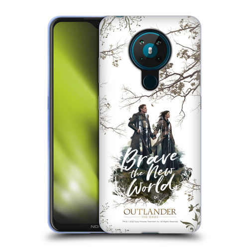 Outlander Composed Graphics Brave The New World Soft Gel Case for Nokia 5.3