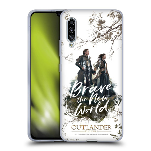 Outlander Composed Graphics Brave The New World Soft Gel Case for Samsung Galaxy A90 5G (2019)