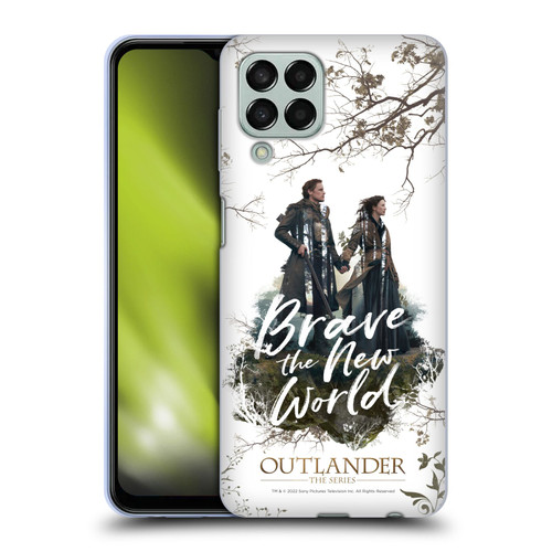 Outlander Composed Graphics Brave The New World Soft Gel Case for Samsung Galaxy M33 (2022)