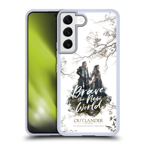 Outlander Composed Graphics Brave The New World Soft Gel Case for Samsung Galaxy S22 5G