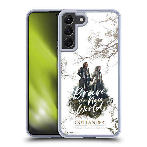 Outlander Composed Graphics Brave The New World Soft Gel Case for Samsung Galaxy S22+ 5G