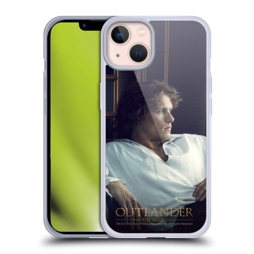 Outlander Characters Jamie White Shirt Soft Gel Case for Apple iPhone 13