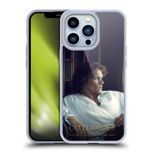 Outlander Characters Jamie White Shirt Soft Gel Case for Apple iPhone 13 Pro