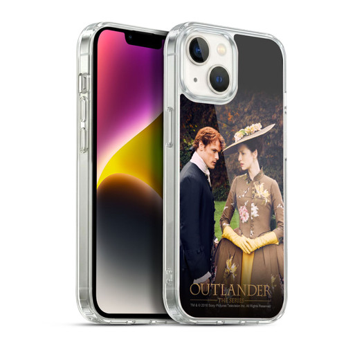 Outlander Characters Jamie And Claire Soft Gel Case for Apple iPhone 14