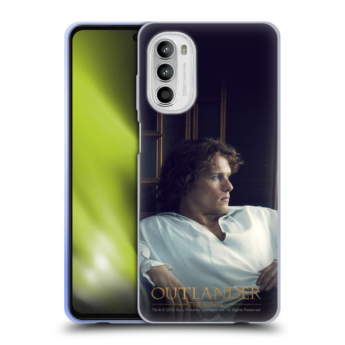 Outlander Characters Jamie White Shirt Soft Gel Case for Motorola Moto G52