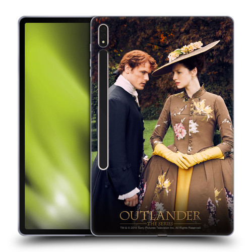 Outlander Characters Jamie And Claire Soft Gel Case for Samsung Galaxy Tab S8 Plus