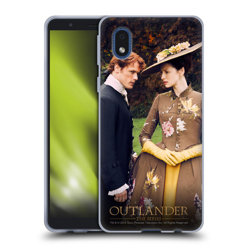 Outlander Characters Jamie And Claire Soft Gel Case for Samsung Galaxy A01 Core (2020)