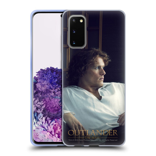 Outlander Characters Jamie White Shirt Soft Gel Case for Samsung Galaxy S20 / S20 5G