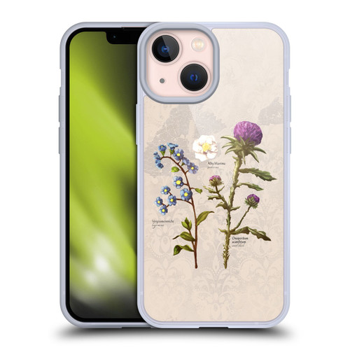 Outlander Graphics Flowers Soft Gel Case for Apple iPhone 13 Mini