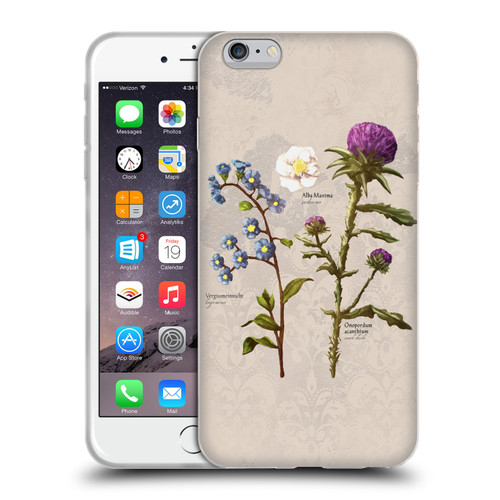 Outlander Graphics Flowers Soft Gel Case for Apple iPhone 6 Plus / iPhone 6s Plus