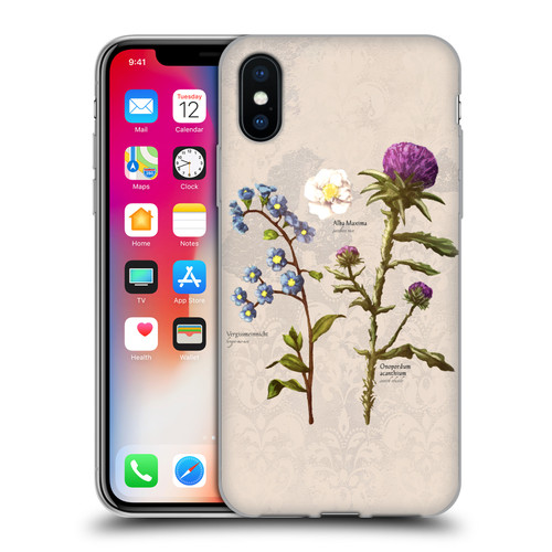Outlander Graphics Flowers Soft Gel Case for Apple iPhone X / iPhone XS