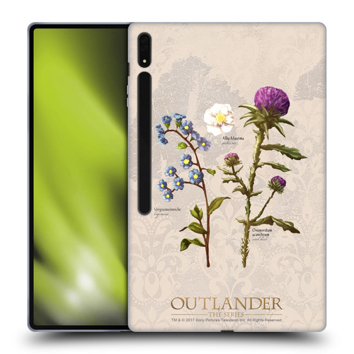 Outlander Graphics Flowers Soft Gel Case for Samsung Galaxy Tab S8 Ultra