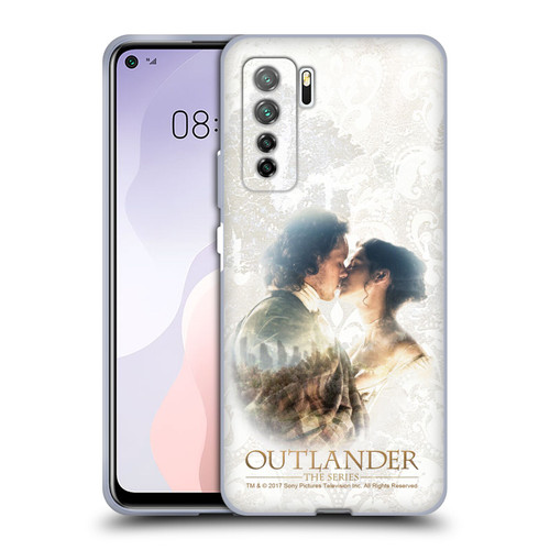 Outlander Portraits Claire & Jamie Kiss Soft Gel Case for Huawei Nova 7 SE/P40 Lite 5G