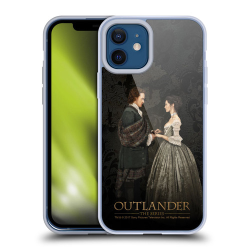 Outlander Portraits Claire & Jamie Painting Soft Gel Case for Apple iPhone 12 / iPhone 12 Pro