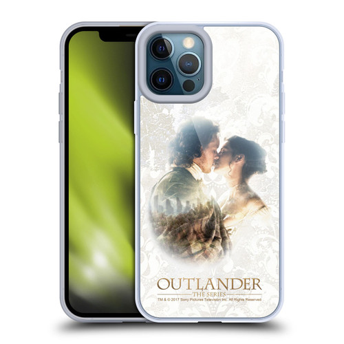 Outlander Portraits Claire & Jamie Kiss Soft Gel Case for Apple iPhone 12 Pro Max