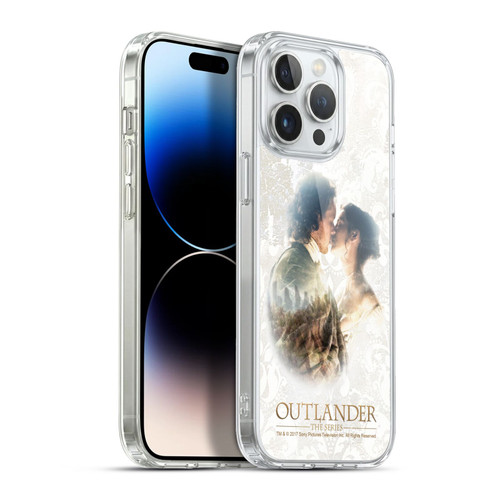 Outlander Portraits Claire & Jamie Kiss Soft Gel Case for Apple iPhone 13 Pro Max & MagSafe