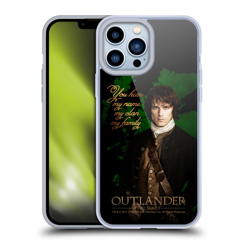 Outlander Portraits Jamie Soft Gel Case for Apple iPhone 13 Pro Max