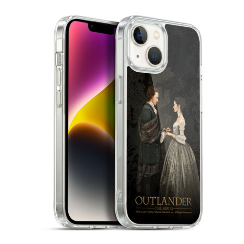 Outlander Portraits Claire & Jamie Painting Soft Gel Case for Apple iPhone 14