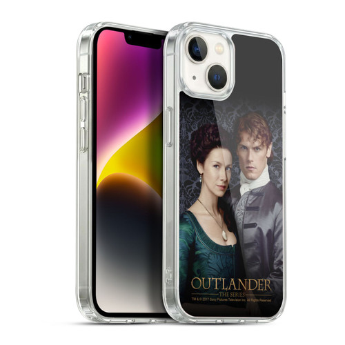 Outlander Portraits Claire & Jamie Soft Gel Case for Apple iPhone 14 Plus & MagSafe