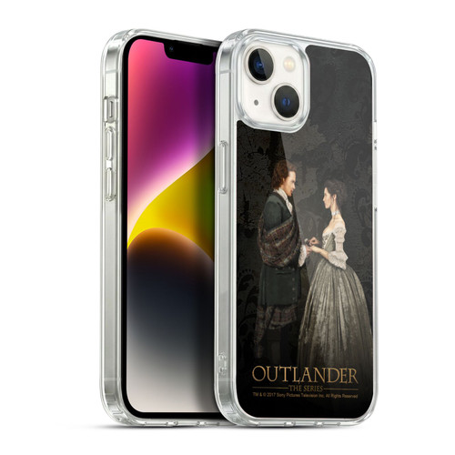 Outlander Portraits Claire & Jamie Painting Soft Gel Case for Apple iPhone 14 Plus & MagSafe