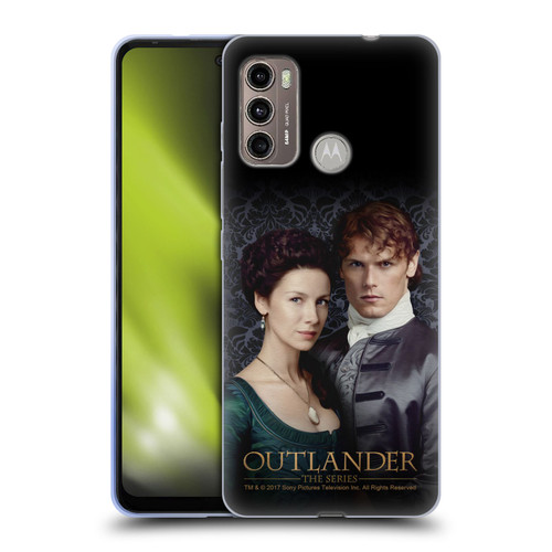 Outlander Portraits Claire & Jamie Soft Gel Case for Motorola Moto G60 / Moto G40 Fusion