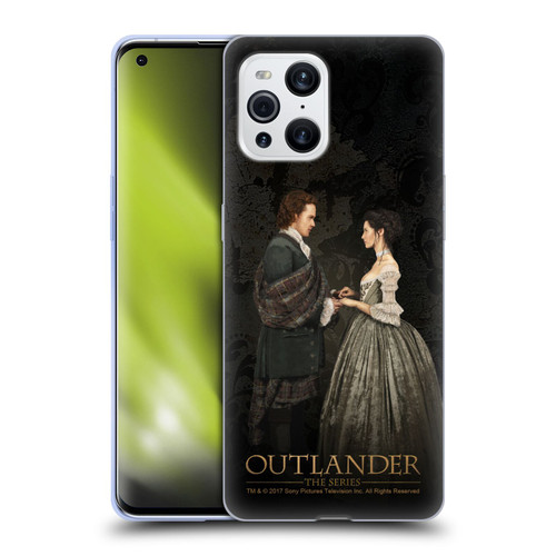 Outlander Portraits Claire & Jamie Painting Soft Gel Case for OPPO Find X3 / Pro