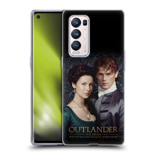 Outlander Portraits Claire & Jamie Soft Gel Case for OPPO Find X3 Neo / Reno5 Pro+ 5G