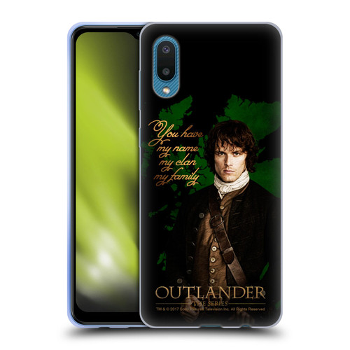 Outlander Portraits Jamie Soft Gel Case for Samsung Galaxy A02/M02 (2021)