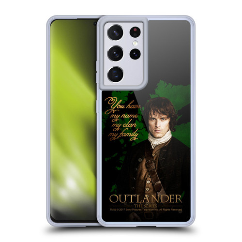 Outlander Portraits Jamie Soft Gel Case for Samsung Galaxy S21 Ultra 5G