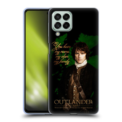 Outlander Portraits Jamie Soft Gel Case for Samsung Galaxy M53 (2022)