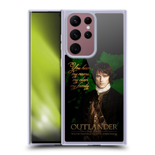 Outlander Portraits Jamie Soft Gel Case for Samsung Galaxy S22 Ultra 5G