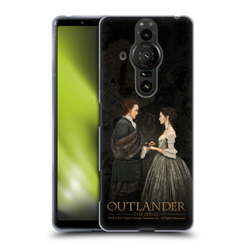 Outlander Portraits Claire & Jamie Painting Soft Gel Case for Sony Xperia Pro-I