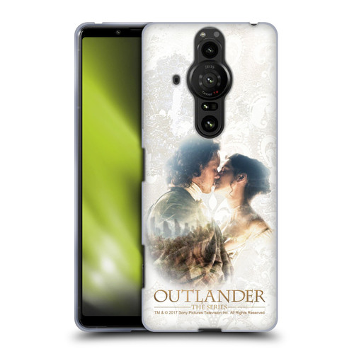 Outlander Portraits Claire & Jamie Kiss Soft Gel Case for Sony Xperia Pro-I