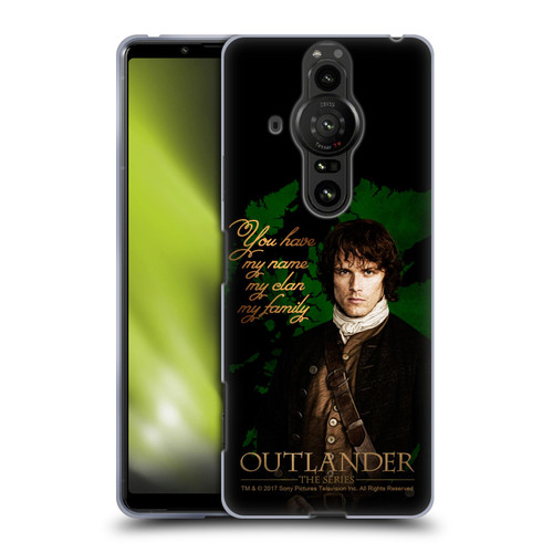 Outlander Portraits Jamie Soft Gel Case for Sony Xperia Pro-I