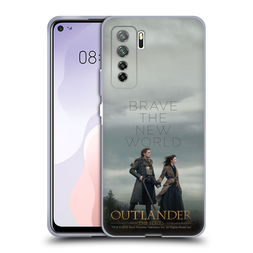 Outlander Season 4 Art Brave The New World Soft Gel Case for Huawei Nova 7 SE/P40 Lite 5G