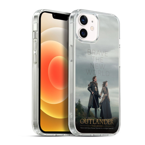 Outlander Season 4 Art Brave The New World Soft Gel Case for Apple iPhone 12 / iPhone 12 Pro & MagSafe