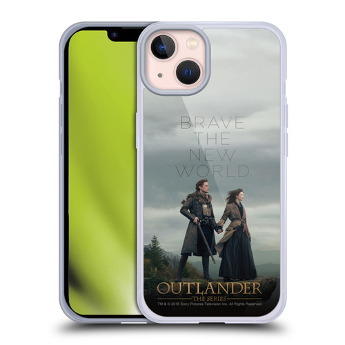 Outlander Season 4 Art Brave The New World Soft Gel Case for Apple iPhone 13